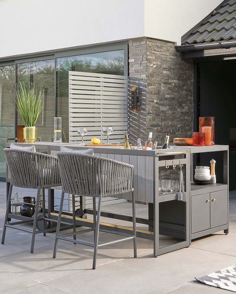 Designing An Outdoor Kitchen Garden Outdoor Kitchen Garden, Modular Outdoor Kitchen Island Kits Uk