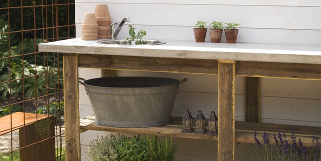 20 Best Potting Benches Garden Work, Diy Outdoor Garden Work Table