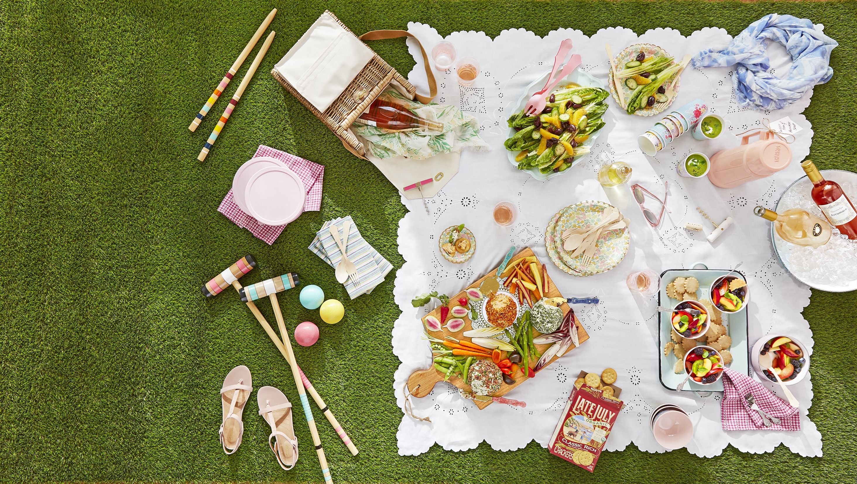 picnic style bridal shower