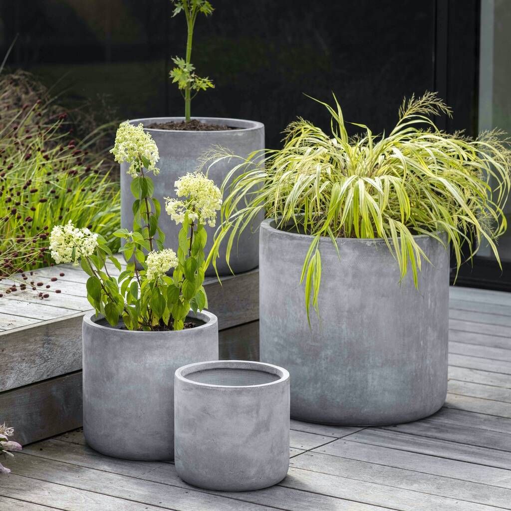 10 X 15cm Large Plastic Plant Pots Outdoor Garden