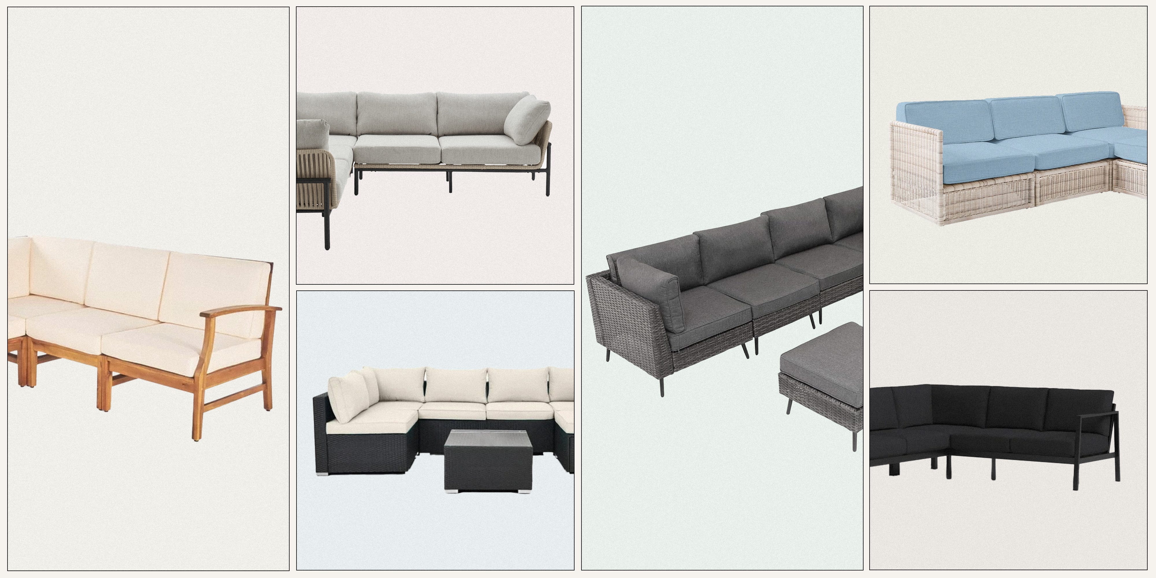 The Absolute BEST Outdoor Sectionals for Every Type of Space
