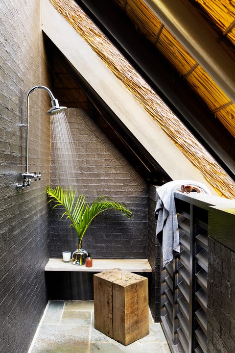 outdoor shower design