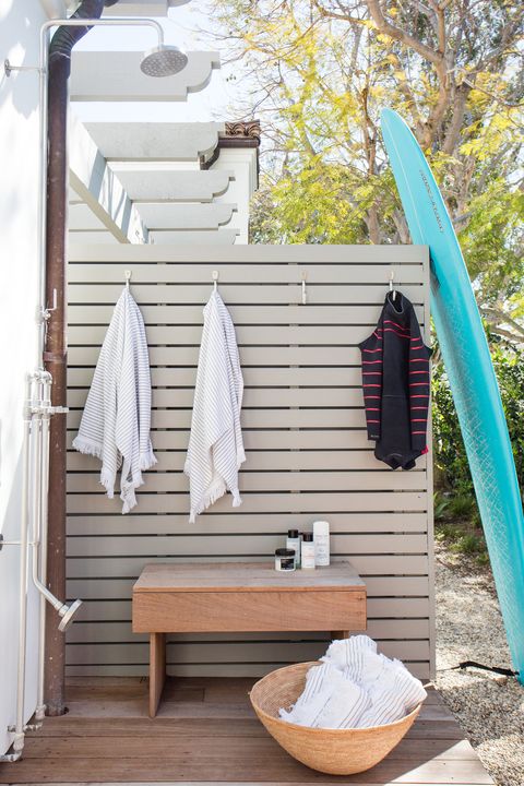 31 Beautiful Outdoor Shower Ideas, Outdoor Shower Privacy Screen Ideas