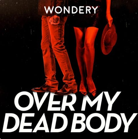 portada del podcast over my dead body