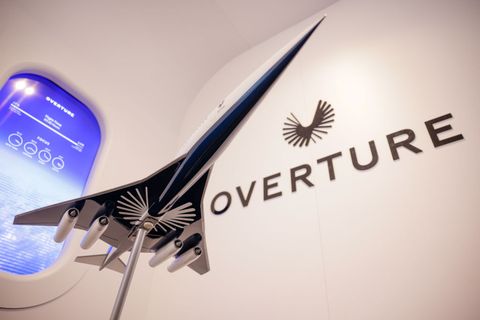 overture ultrafast airplane design mockup