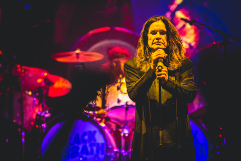 Ozzy Osbourne, frontman of Black Sabbath, in concert at the Verona Arena, Italian date of The End Tour Ozzy Osbourne rushed to hospital after cancelling his tour