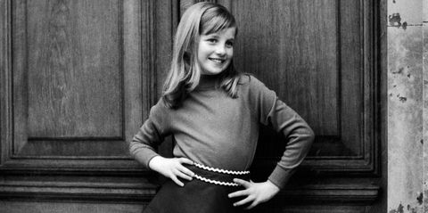 a photo from a private family album dated 1967–69 shows diana posing cheekily as a young girl obviously a natural in front of the camera, she also had a keen sense of fashion from an early age