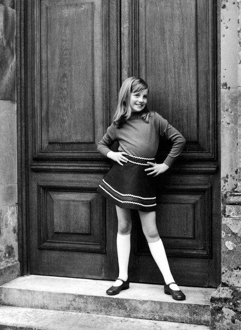 A photo from a private family album dated 1967–69 shows Diana posing cheekily as a young girl. Obviously a natural in front of the camera, she also had a keen sense of fashion from an early age.