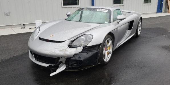 Someone Please Buy This Salvaged Porsche Carrera GT on Copart