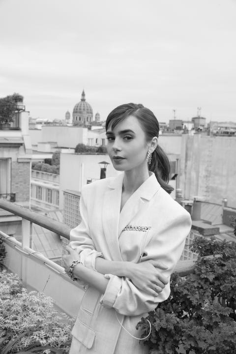 lily collins cover shoot