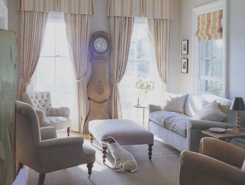House Beautiful Archive, Comfort Bay Curtains Pamela Brown