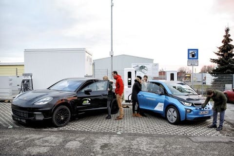Bmw And Porsche Testing A Three Minute Electric Car Charger Bmw And Porsche Have Jointly Developed Three Minute Electric Car Charging