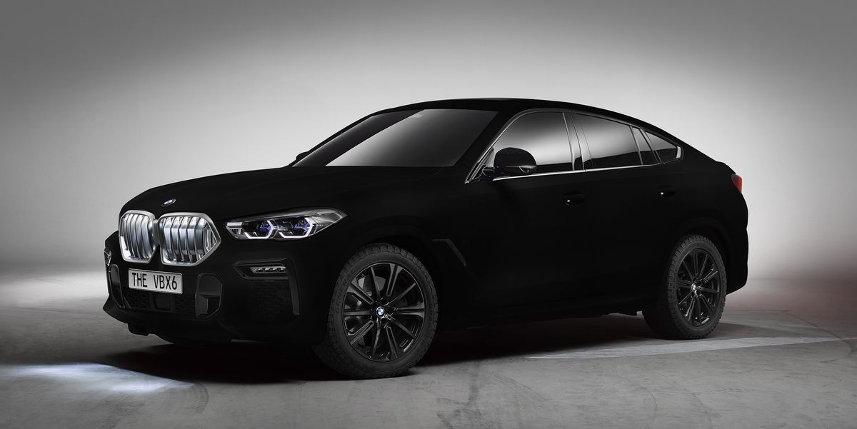 El BMW X6 se con Vantablack: el negro más oscuro