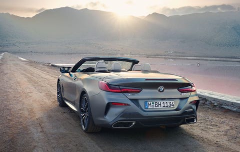 2023 BMW 8-series convertible rear 2023 bmw 8 series convertible rear