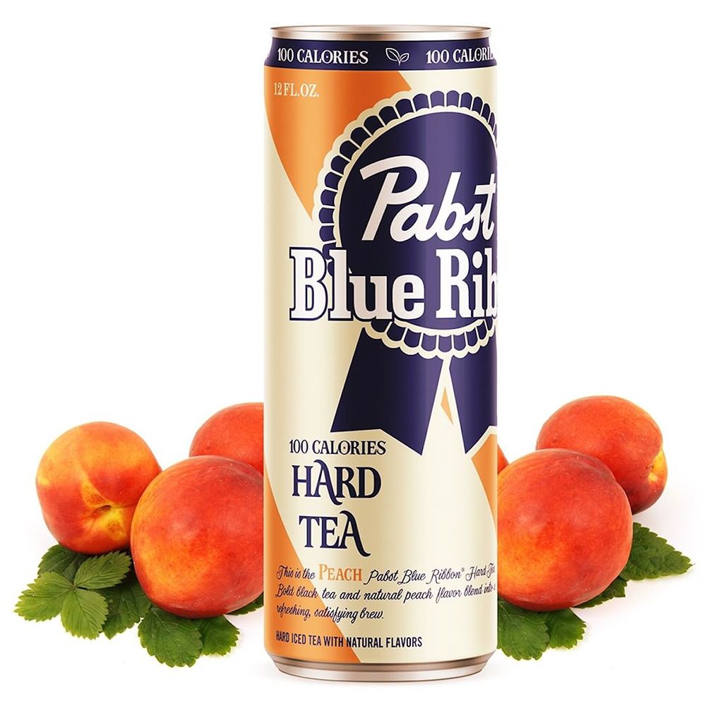 Pabst Blue Ribbon Just Unveiled A Hard Tea, And The Peach Flavor Is ...