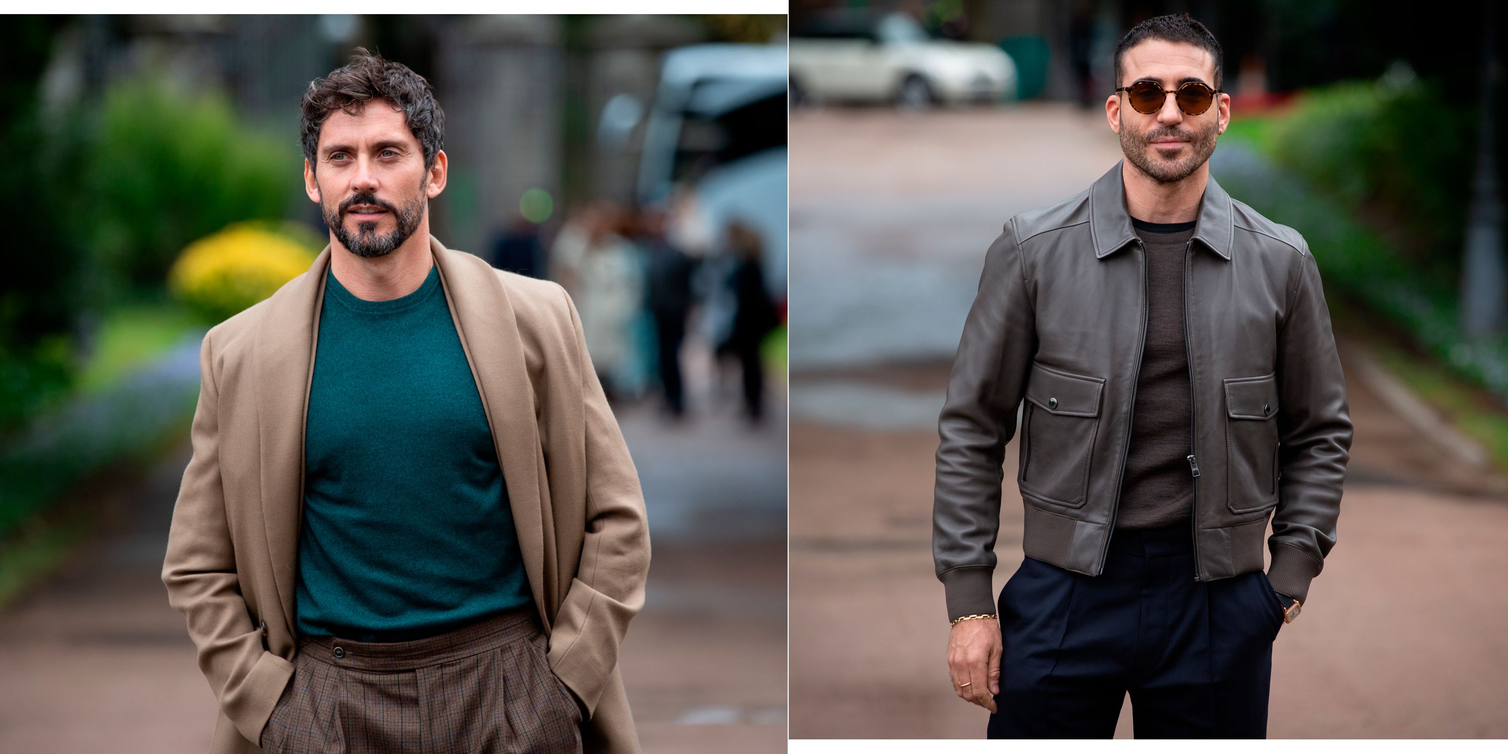 Abrigo o cazadora? Paco León y Miguel Ángel Silvestre le Abrigo o cazadora? Paco León y Miguel Ángel Silvestre le