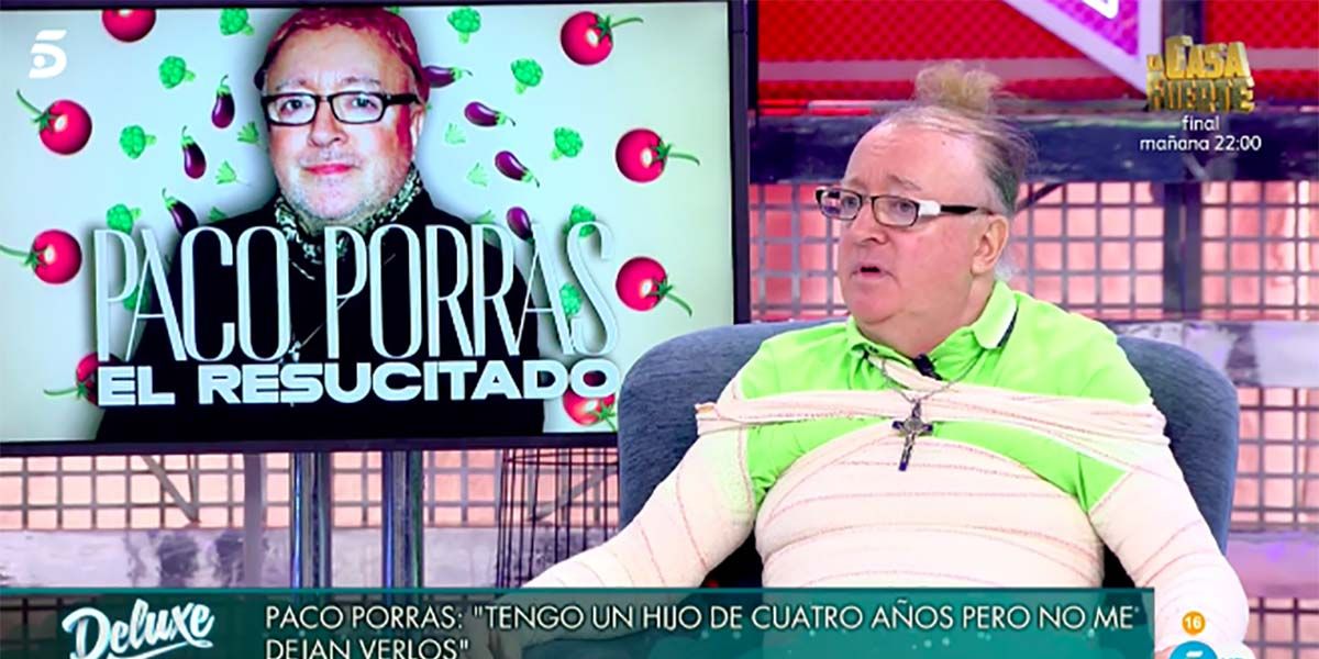 Paco Porras reaparece tras sufrir un infarto