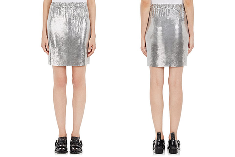 Kylie Jenner Slays in Animal Print Bralette With Silver Mini Skirt