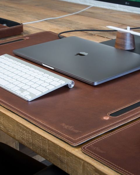 pad and quill leather desk mat