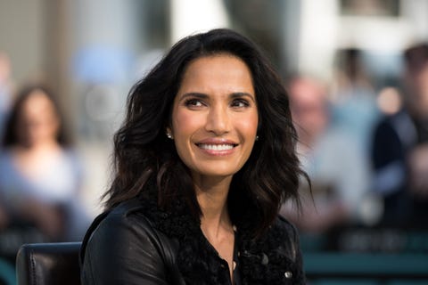 Padma Lakshmi Visits "Extra" padma lakshmi visits "extra"