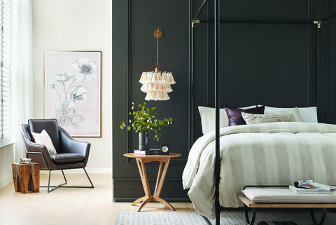 2021 Paint Color Trends, Light Blue Bedroom Black Furniture Paint Colors 2021