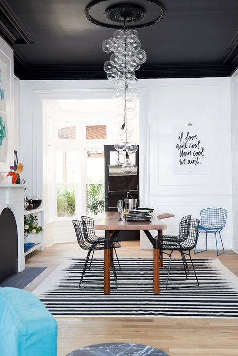 20 Painted Ceilings That Make The Entire Room So Much Cooler - Painting Ceilings A Dark Colour