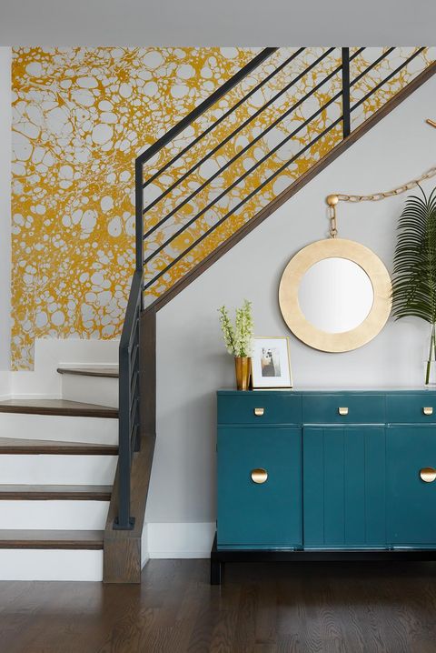 25 Pretty Painted Stair Ideas Creative Ways To Paint A Staircase - Paint Colours For Stair Walls