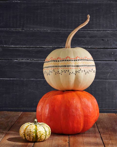 12 Easy Painted Pumpkins Ideas - No Carve Halloween Pumpkin