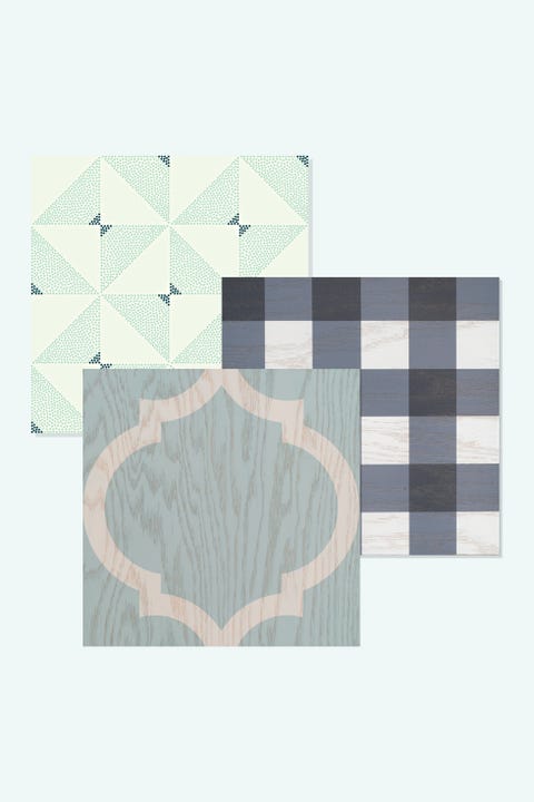 Wood Tile Flooring Parquet Painted Wood Tiles