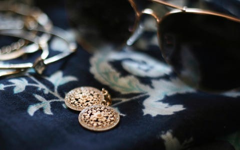 Pair of gold earrings how to clean earrings