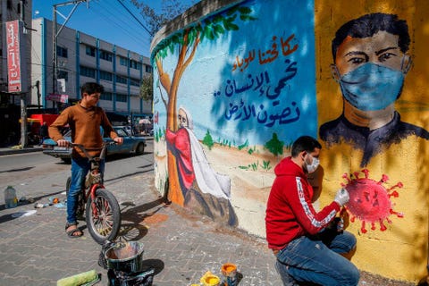 PALESTINIAN-GAZA-HEALTH-VIRUS PALESTINIAN-GAZA-HEALTH-VIRUS