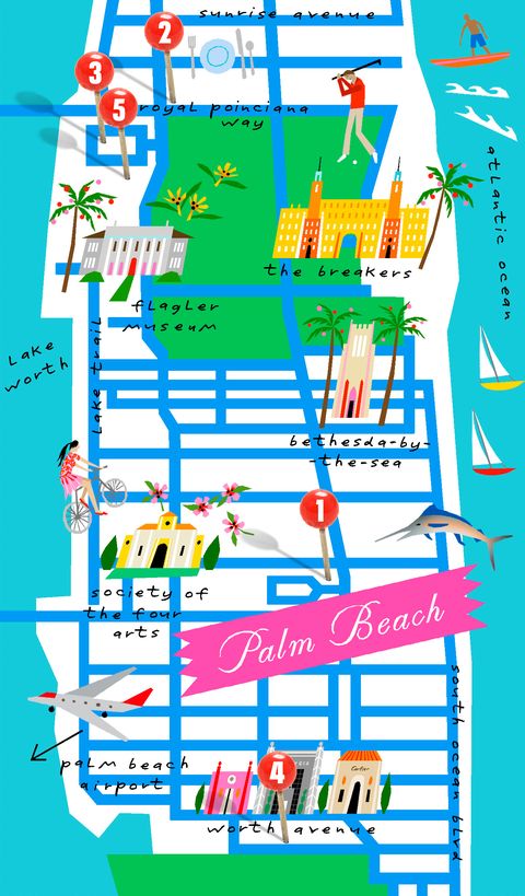 palm beach map
