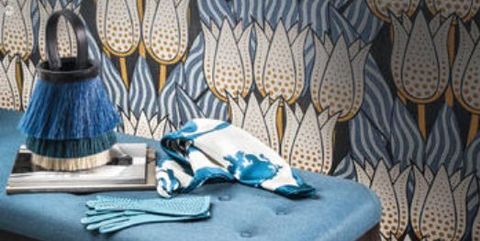 Blue, Textile, Room, Linens, Teal, Natural material, Collection, 