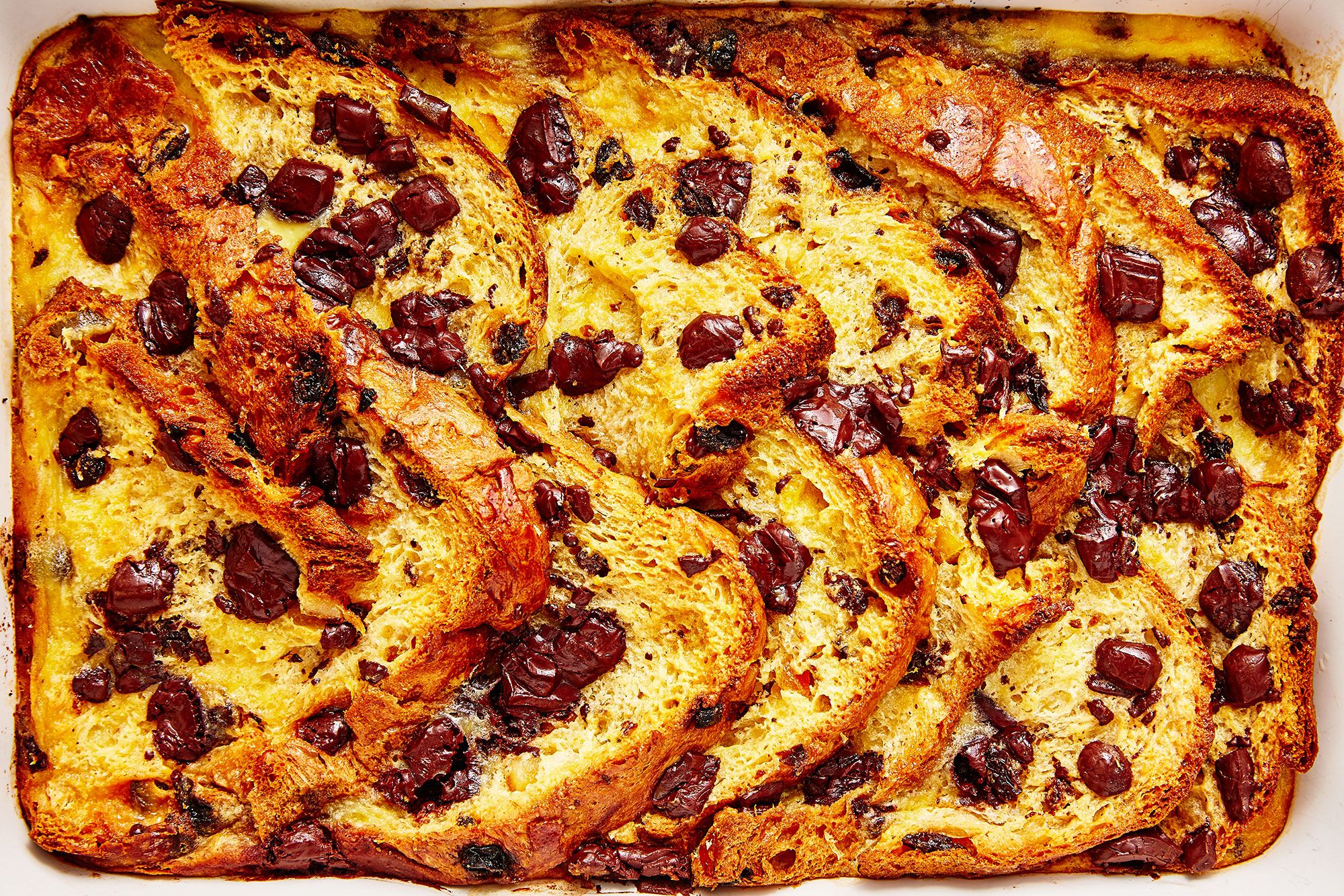 Chocolate Panettone Bread And Butter Pudding