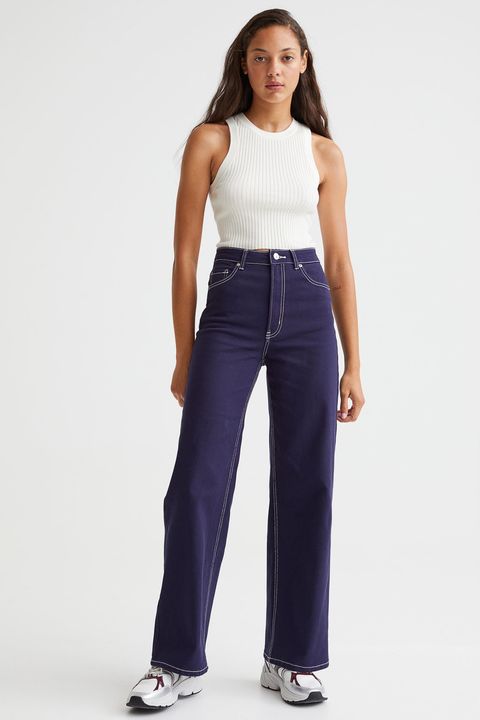 Los pantalones anchos elásticos de H&M