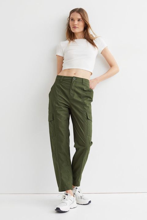 Rocío Osorno: pantalones cargo de H&M al estilo Croft