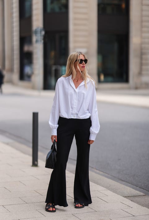 pantalones negros minimal