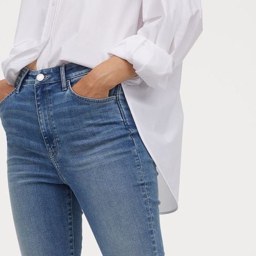 Si eres estos pantalones pitillo elásticos de H&M