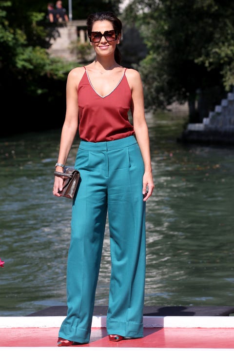 Pantaloni Autunno Quelli Verde Petrolio Di Giorgia Surina A Venezia