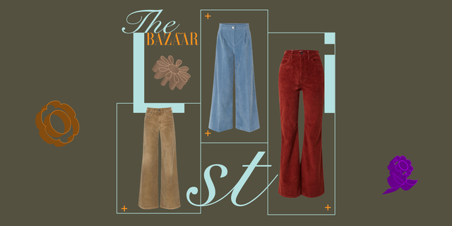 pantaloni a zampa in velluto moda tendenze autunno inverno 2021 2022