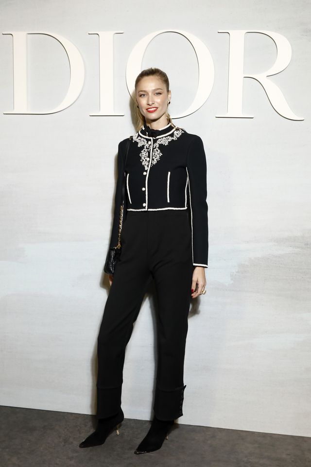 paris, france   september 27 editorial use only   for non editorial use please seek approval from fashion house beatrice borromeo attends the christian dior womenswear springsummer 2023 show as part of paris fashion week  on september 27, 2022 in paris, france photo by julien hekimiangetty images