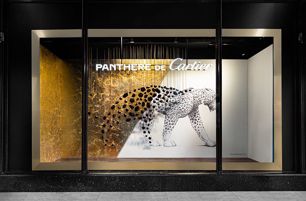 cartier panther note cards