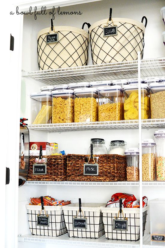 25 Best Kitchen Pantry Organization Ideas How To Organize A Pantry