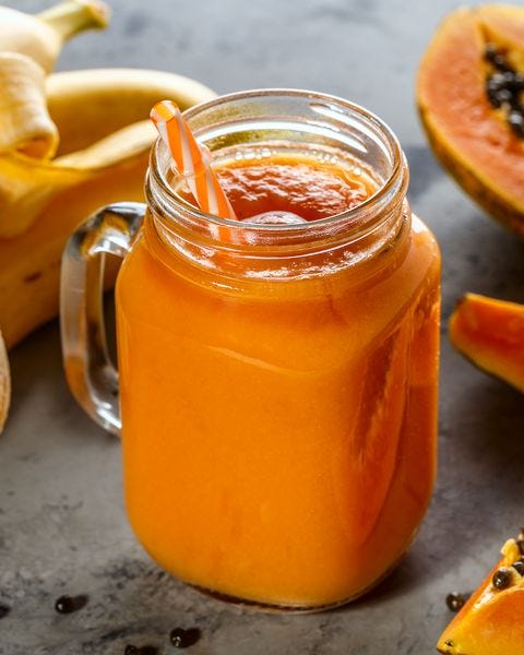 healthy smoothie recipes tropical papaya perfection smoothie