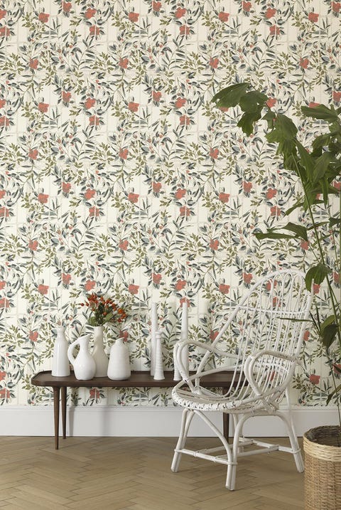 estampado floral camelia, de la colección jardins suspendus, de la firma casadeco