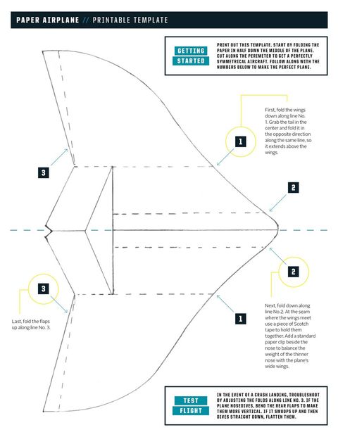Printable Paper Airplane Template from hips.hearstapps.com