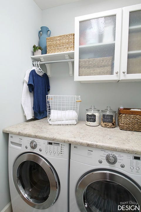 15 Small Laundry Room Ideas - Small Laundry Room Storage Tips