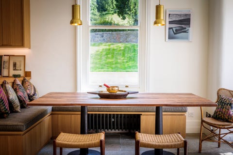 Banquette style seating in kitchen/dining area - Papilio Banquette style seating in kitchen/dining area - Papilio