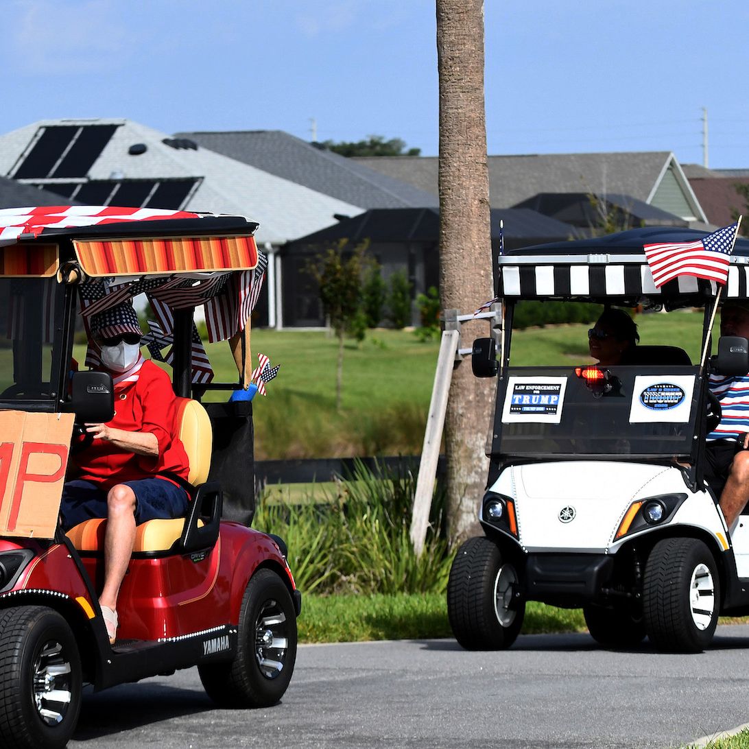 Florida Men Love Golf Cart Parades and, Allegedly, Voting More Than Once