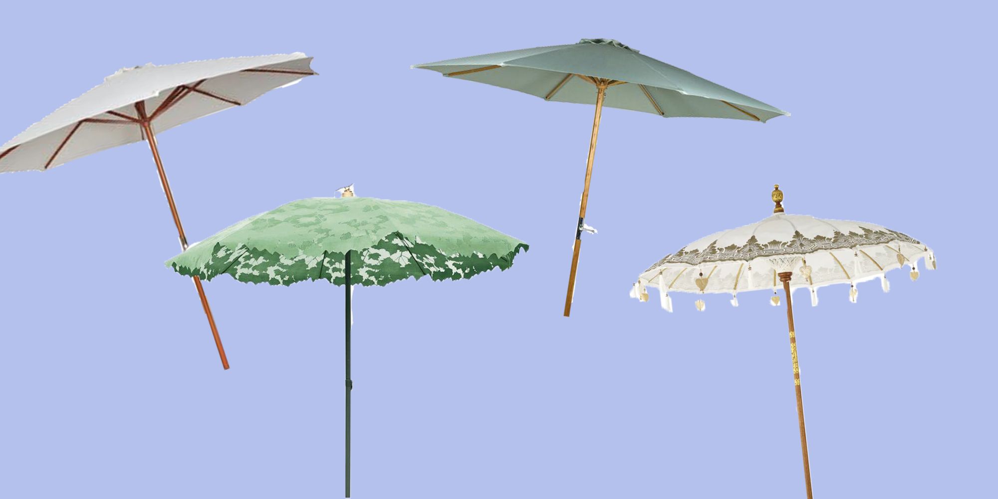 voetstappen Opsommen Speels 6 x parasols om onder af te koelen